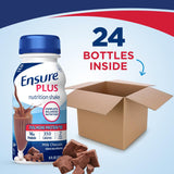 Ensure® Plus Chocolate Oral Supplement, 8-ounce bottle