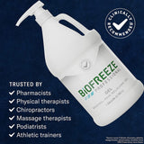Biofreeze Professional Pain Relieving Gel, 1 Gallon Pump Bottle Biofreeze® Professional Boxout LLC