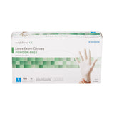 McKesson Confiderm® Latex Exam Glove, Large, Ivory