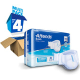 Attends Briefs, Adult, Medium, Heavy Absorbency, Disposable, White