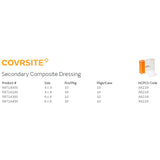 Covrsite Composite Dressing, 4 x 4 Inch