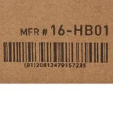 McKesson Black Polypropylene Hairbrush, 7.67 Inch