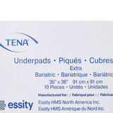 TENA Underpad Extra, 36" x 36", Disposable, Light Absorbency
