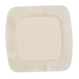Aquacel® Silicone Adhesive with Border Silicone Foam Dressing, 4 x 4 Inch Aquacel® ConvaTec