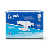 Attends Briefs, Adult, Medium, Heavy Absorbency, Disposable, White