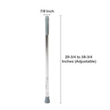 McKesson Round Handle Walking Cane, Aluminum, 29-3/4 – 38-3/4 Inch Height