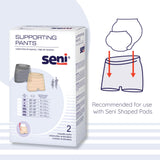 Seni® Pull On Boxer Style Knit Pant, 2X-Large, Unisex Seni® TZMO USA Inc