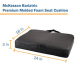 McKesson Premium Molded Foam Seat Cushion, 24 x 18 x 3 in.