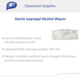 TrueCare Biomedix Sterile Isopropyl Alcohol Wipers