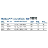 MoliCare® Premium Elastic 10 Drop Absorbency Incontinence Briefs, Large MoliCare® Premium Elastic 10D Hartmann