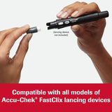 Accu-Chek FastClix Lancet, 11 Depth Settings, 30 Gauge, Preloaded Safety Drum, Track System Accu-Chek® Roche Diabetes Care