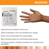 McKesson Perry® Latex Surgical Glove, Size 5.5, Brown McKesson Perry® McKesson Brand