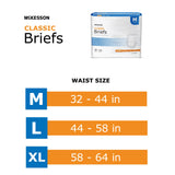 McKesson Classic Light Absorbency Incontinence Brief, Large
