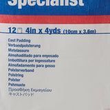 Specialist® White Cotton / Rayon Undercast Cast Padding, 4 Inch x 4 Yard