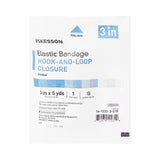 McKesson Hook and Loop Closure Elastic Bandage, 3 Inch x 5 Yard McKesson McKesson Brand