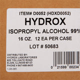McKesson Isopropyl Alcohol, Concentrated 99% Strength Rubbing Alcohol for Technical Use, 16 oz