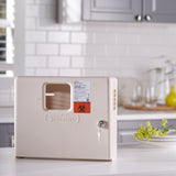 McKesson Prevent® Sharps Collector Wall Cabinet, 12¼ x 4¾ x 10 Inch