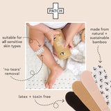 Patch™ Adhesive Strip with Charcoal, 3/4 x 3 Inch