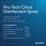 McKesson Pro-Tech Surface Disinfectant Cleaner Alcohol-Based Liquid, Non-Sterile, 16 oz, Can, Citrus Scent