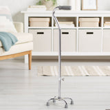 McKesson Offset Quad Cane, Chrome