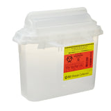 BD™ Sharps Container, 5.4 Quart, 12 x 12 x 4-4/5 Inch