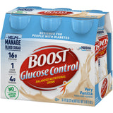 Boost® Glucose Control Vanilla Balanced Nutritional Drink, 8-ounce Bottle Boost Glucose Control® Nestle Healthcare Nutrition