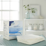 Tena® Dry Washcloths, Disposable, White, 13 x 13-1/4 Inch
