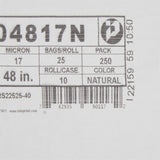 McKesson Extra Heavy Duty Clear Trash Bag, 45 gal, 17 Mic