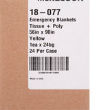 McKesson Rescue Blanket, 56 x 90 Inch