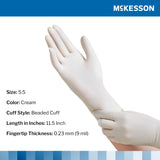 McKesson Perry® Performance Plus Surgical Glove, Size 5.5, Cream