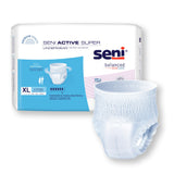 Seni® Active Super Moderate to Heavy Absorbent Underwear, Extra Large