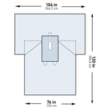McKesson Sterile Pediatric Laparotomy Drape, 100 x 72 x 124 Inch McKesson McKesson Brand