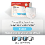 Tranquility® Premium DayTime™ Absorbent Underwear, Medium