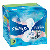 Always® Infinity Super Pads with Wings, Size 2 Always® Infinity with Flex Foam Procter & Gamble