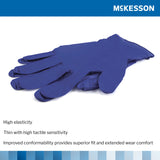 McKesson Confiderm® 3.0 Nitrile Exam Glove, Small, Blue
