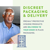 ProCare Unisex Adult Incontinence Brief, Heavy Absorbency, White, 2-XL Prevail® Nu-Fit® First Quality