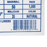 McKesson Light Duty Clear Trash Bag, 10 gal, 5 Mic