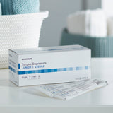 McKesson Tongue Depressors, Junior, 5.5" Length Wood, Sterile, 15.9 mm