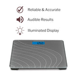 SmartHeart Talking Scale, Digital Bathroom Scale, 438 lbs Capacity