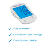 SmartHeart Blood Pressure Monitor with Automatic Inflation, L/XL Cuffs