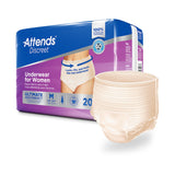 Attends® Discreet Women's Underwear, Level 5, Medium