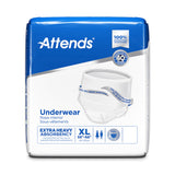 Attends® Care Adult Absorbent Underwear, Heavy Absorbency, X-Large, White Attends® Care Attends Healthcare Products