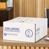 McKesson Extra Heavy Plus Duty Trash Bag, Clear, 45 gal.