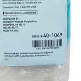 McKesson Paw Prints Slipper Socks, Aqua, one size