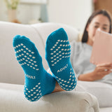 McKesson Slipper Socks, Large, Teal
