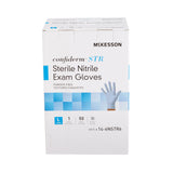 McKesson Confiderm® STR Nitrile Exam Glove, Large, Blue McKesson Confiderm® STR McKesson Brand