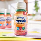 PediaSure® Peptide 1.0 Cal Strawberry Pediatric Oral Supplement, 8 oz. Bottle