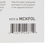 McKesson Foley Catheter Holder Leg Strap With Dual-Locking Tabs, 2 x 24 Inch