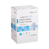 McKesson Confiderm® STR Nitrile Exam Glove, Large, Blue McKesson Confiderm® STR McKesson Brand