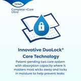 TENA Complete +Care Ultra™ Briefs with CurvDefence™, Large TENA Complete + Care Ultra™ Essity HMS North America Inc